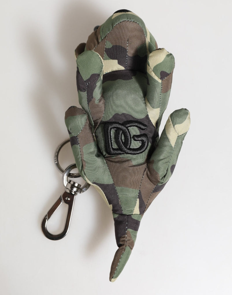 Dolce & Gabbana Multicolor Camouflage Animal Silhouette Keychain Keyring - Beyzy Store - Dolce & Gabbana