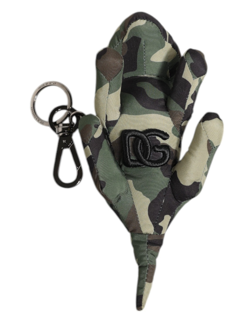 Dolce & Gabbana Multicolor Camouflage Animal Silhouette Keychain Keyring - Beyzy Store - Dolce & Gabbana