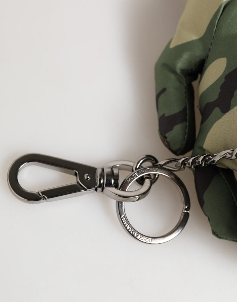 Dolce & Gabbana Multicolor Camouflage Animal Silhouette Keychain Keyring - Beyzy Store - Dolce & Gabbana