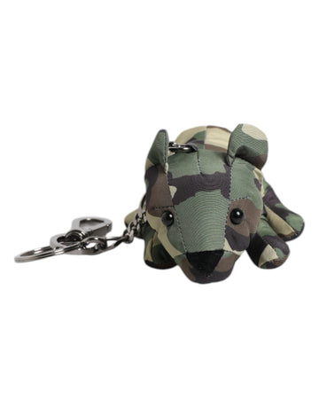 Dolce & Gabbana Multicolor Camouflage Animal Silhouette Keychain Keyring - Beyzy Store - Dolce & Gabbana
