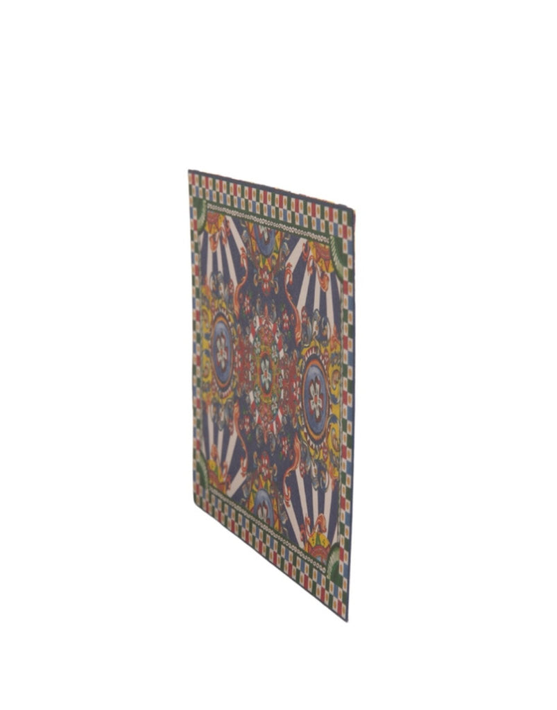 Dolce & Gabbana Multicolor Carretto Siciliano Envelope Post Card Holder - Beyzy Store - Dolce & Gabbana