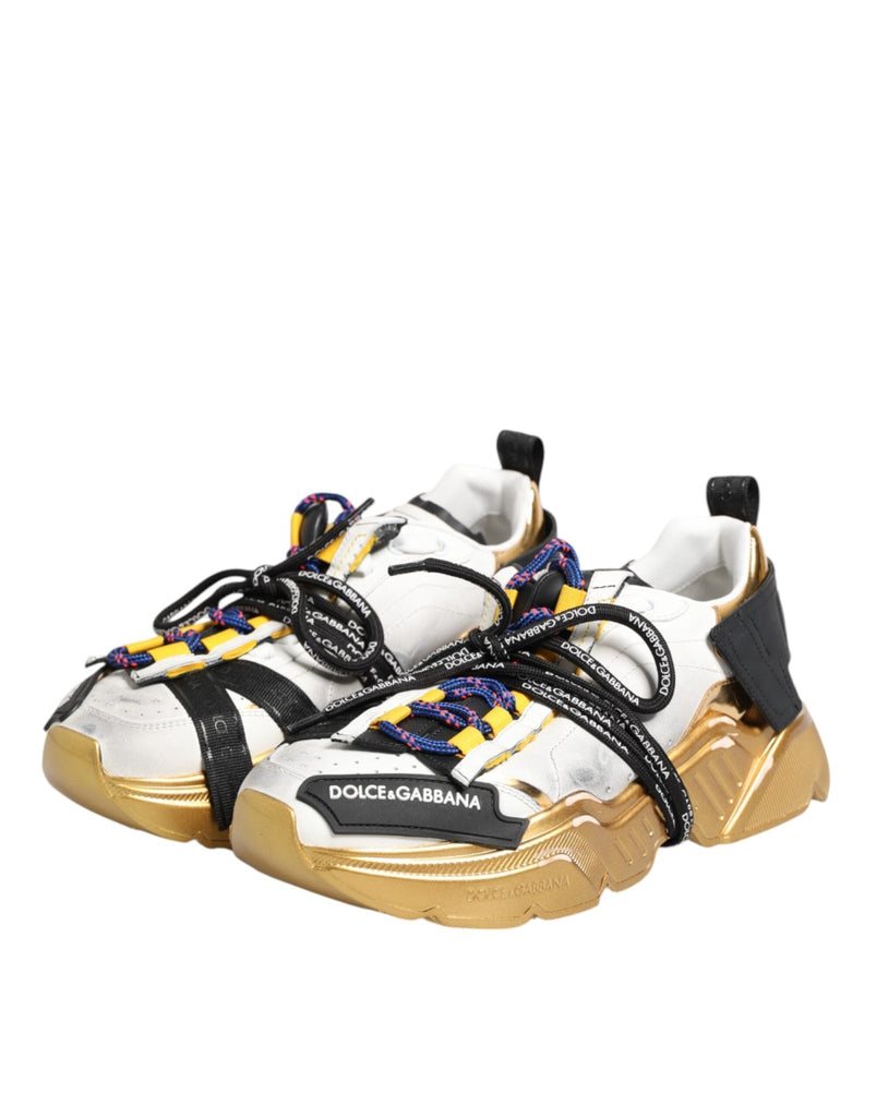 Dolce & Gabbana Multicolor Daymaster Low Top Sneakers Shoes - Beyzy Store - Dolce & Gabbana