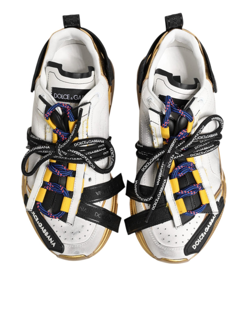 Dolce & Gabbana Multicolor Daymaster Low Top Sneakers Shoes - Beyzy Store - Dolce & Gabbana