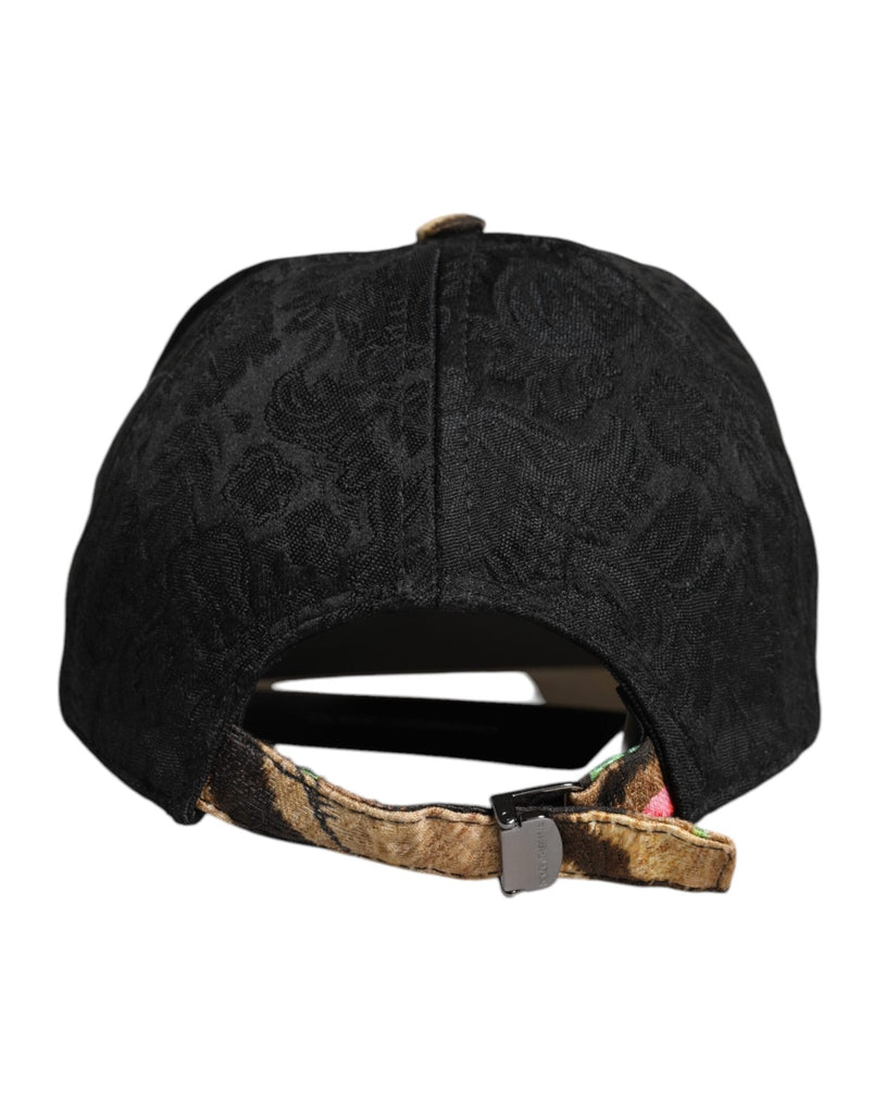 Dolce & Gabbana Multicolor DG Logo Patch 6 Panels Baseball Cap - Beyzy Store - Dolce & Gabbana