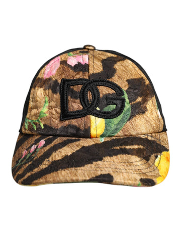 Dolce & Gabbana Multicolor DG Logo Patch 6 Panels Baseball Cap - Beyzy Store - Dolce & Gabbana