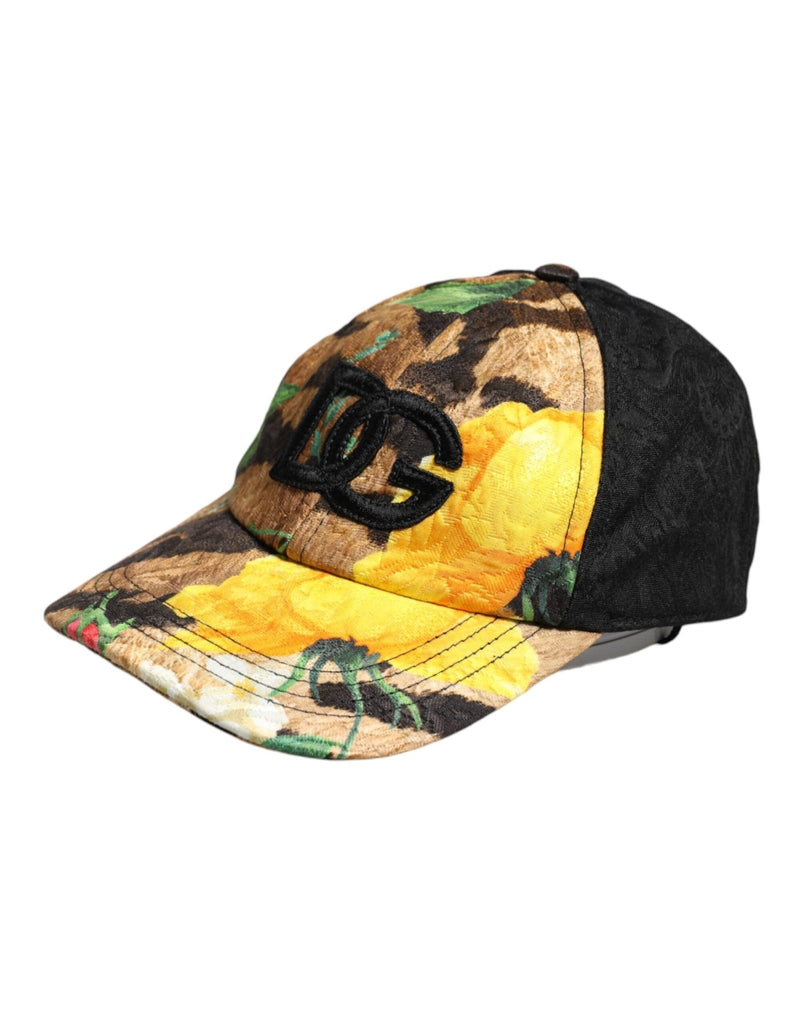 Dolce & Gabbana Multicolor DG Logo Patch 6 Panels Baseball Cap - Beyzy Store - Dolce & Gabbana