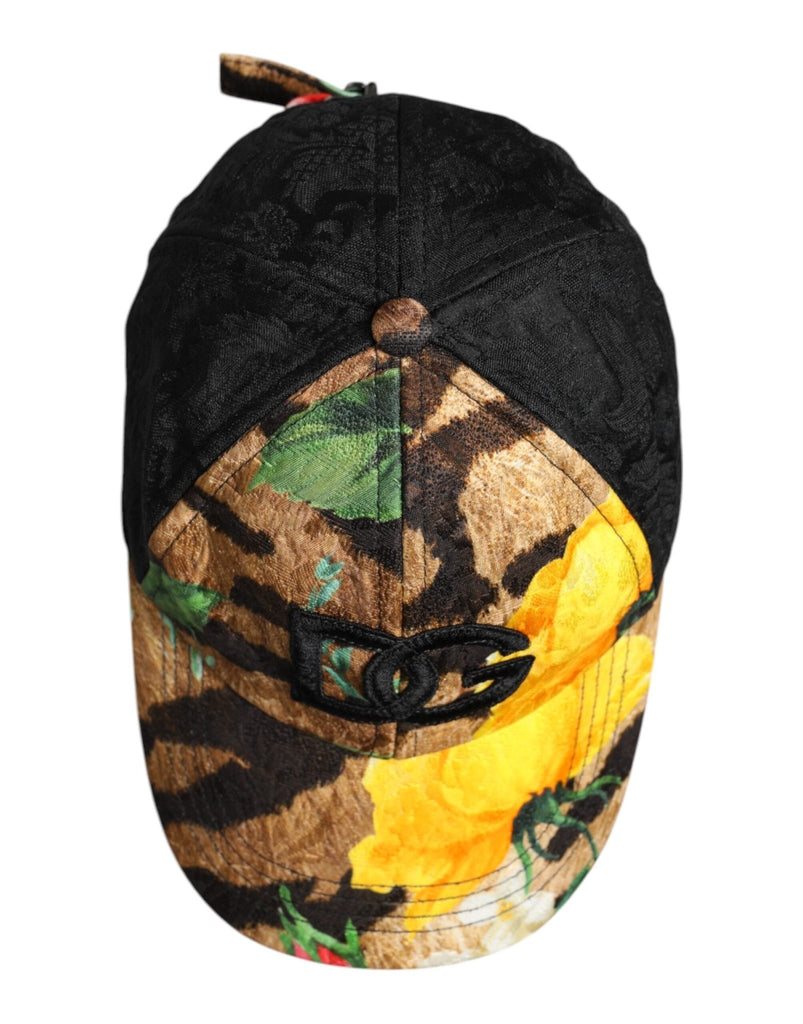 Dolce & Gabbana Multicolor DG Logo Patch 6 Panels Baseball Cap - Beyzy Store - Dolce & Gabbana