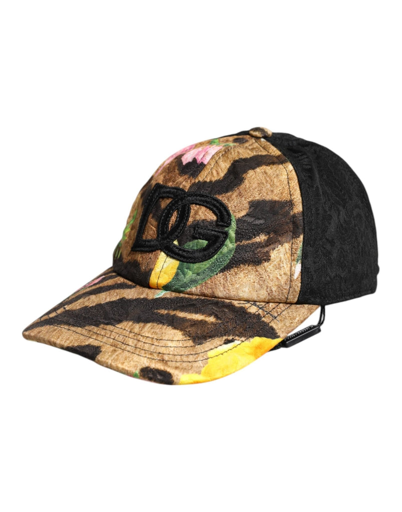 Dolce & Gabbana Multicolor DG Logo Patch 6 Panels Baseball Cap - Beyzy Store - Dolce & Gabbana