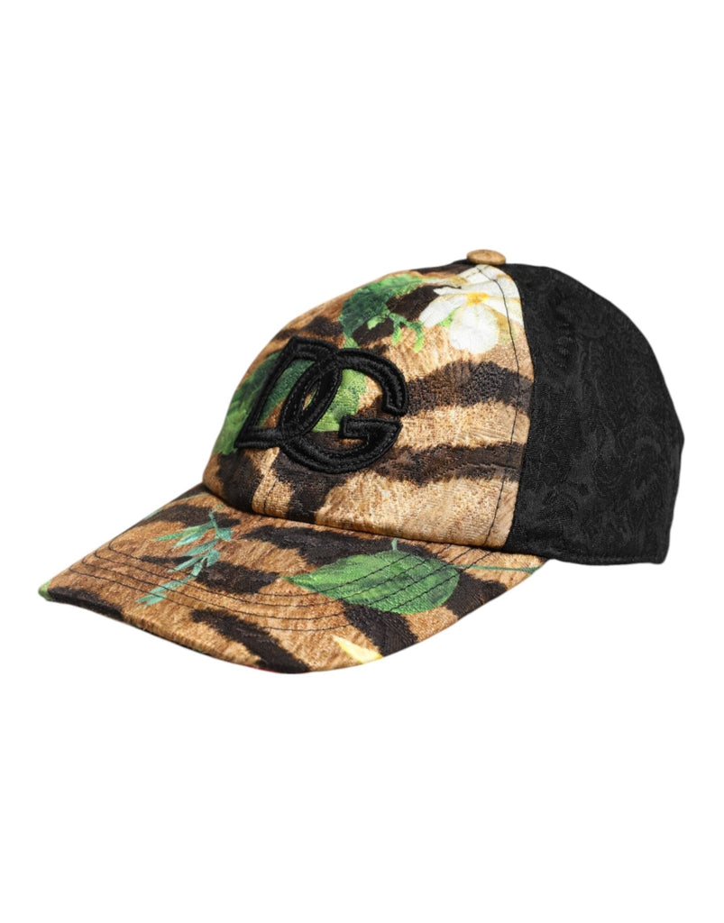 Dolce & Gabbana Multicolor DG Logo Patch 6 Panels Baseball Cap - Beyzy Store - Dolce & Gabbana