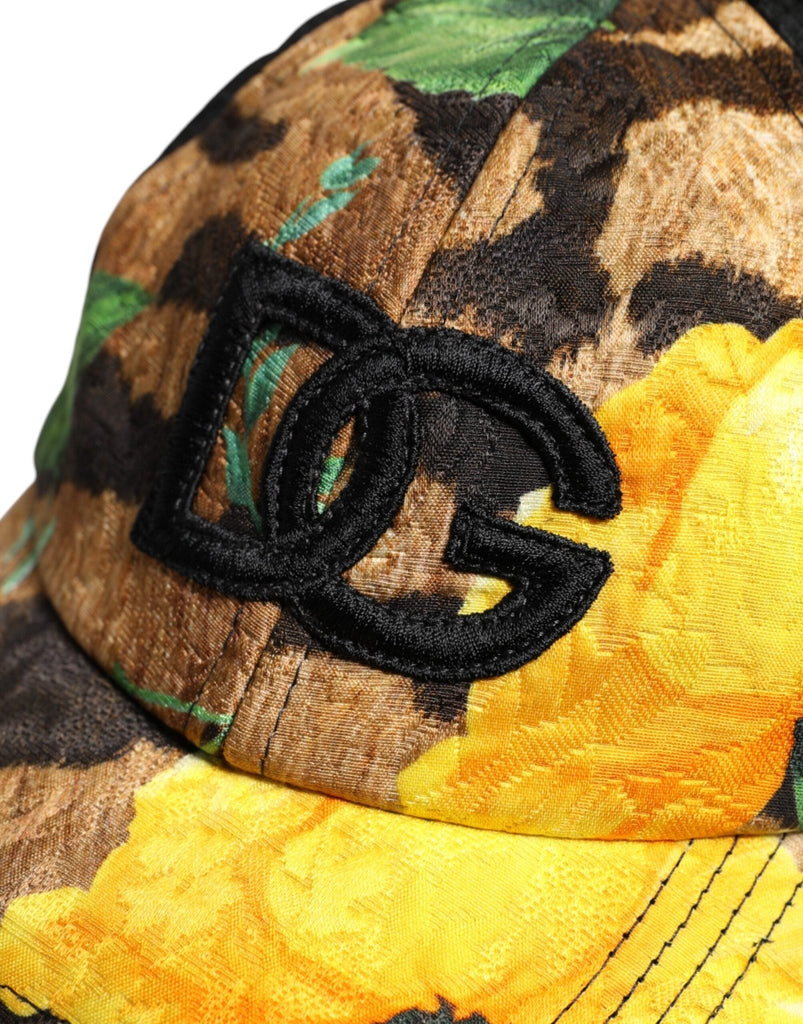 Dolce & Gabbana Multicolor DG Logo Patch 6 Panels Baseball Cap - Beyzy Store - Dolce & Gabbana