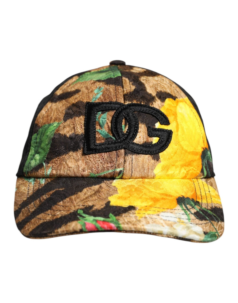 Dolce & Gabbana Multicolor DG Logo Patch 6 Panels Baseball Cap - Beyzy Store - Dolce & Gabbana