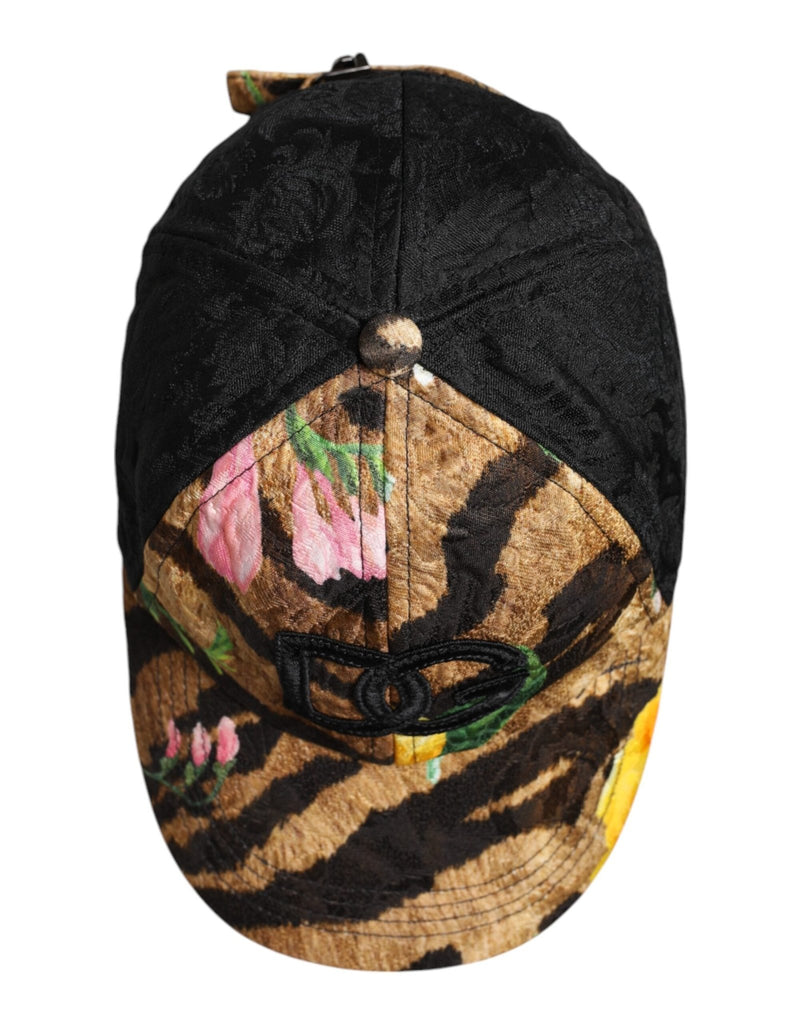 Dolce & Gabbana Multicolor DG Logo Patch 6 Panels Baseball Cap - Beyzy Store - Dolce & Gabbana