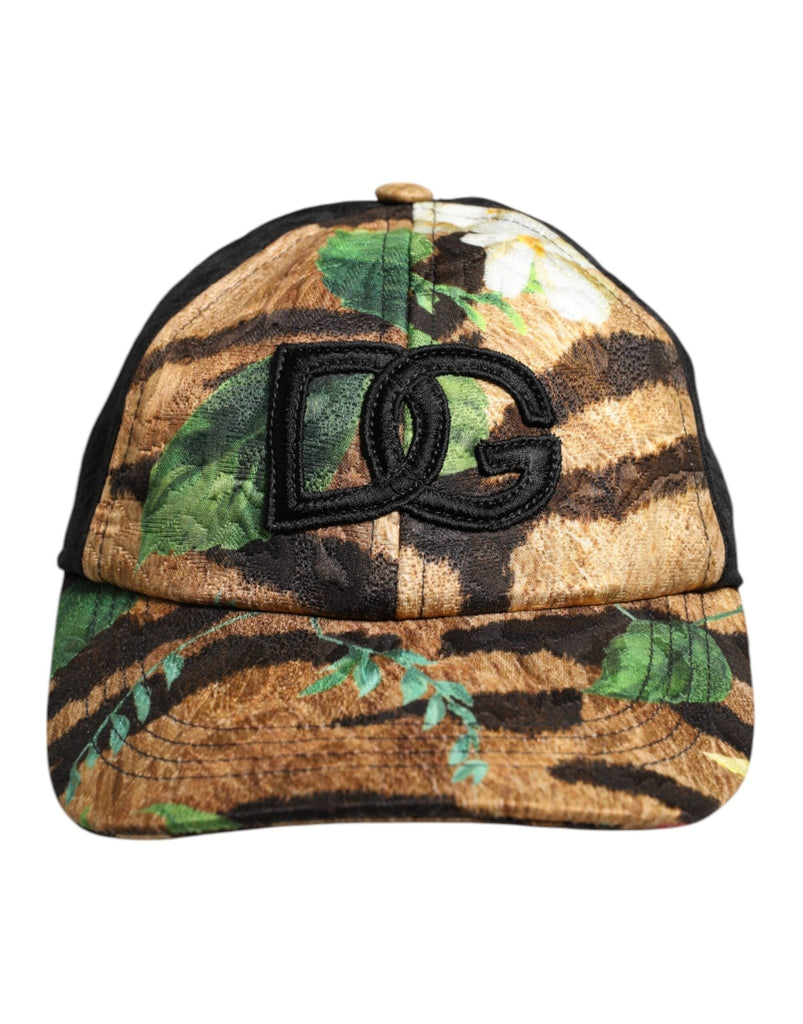 Dolce & Gabbana Multicolor DG Logo Patch 6 Panels Baseball Cap - Beyzy Store - Dolce & Gabbana