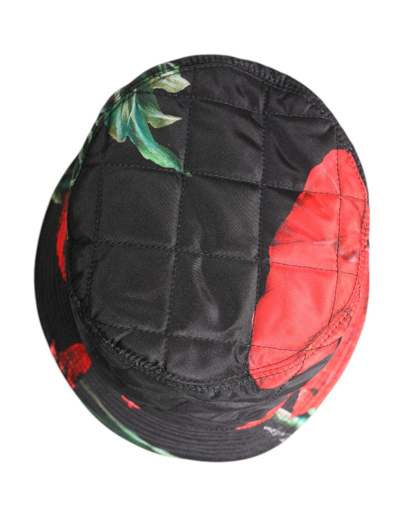 Dolce & Gabbana Multicolor DG Plaque Wide Brim Bucket Hat - Beyzy Store - Dolce & Gabbana