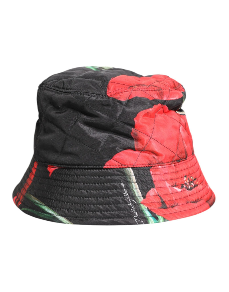 Dolce & Gabbana Multicolor DG Plaque Wide Brim Bucket Hat - Beyzy Store - Dolce & Gabbana
