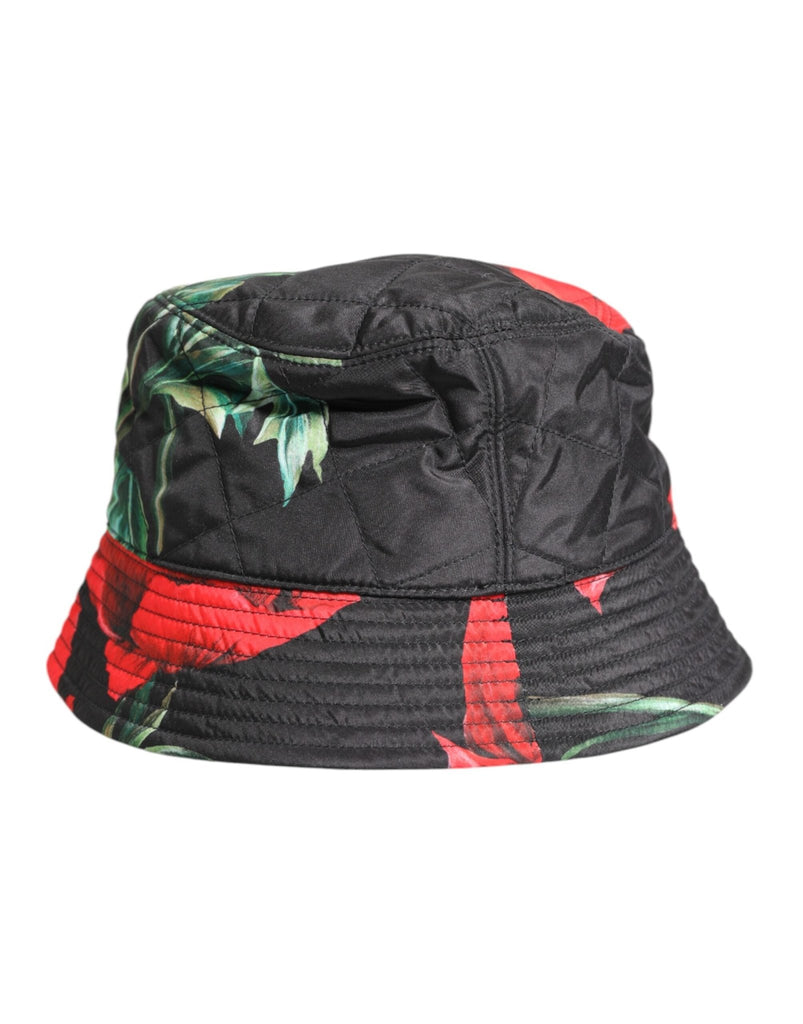 Dolce & Gabbana Multicolor DG Plaque Wide Brim Bucket Hat - Beyzy Store - Dolce & Gabbana