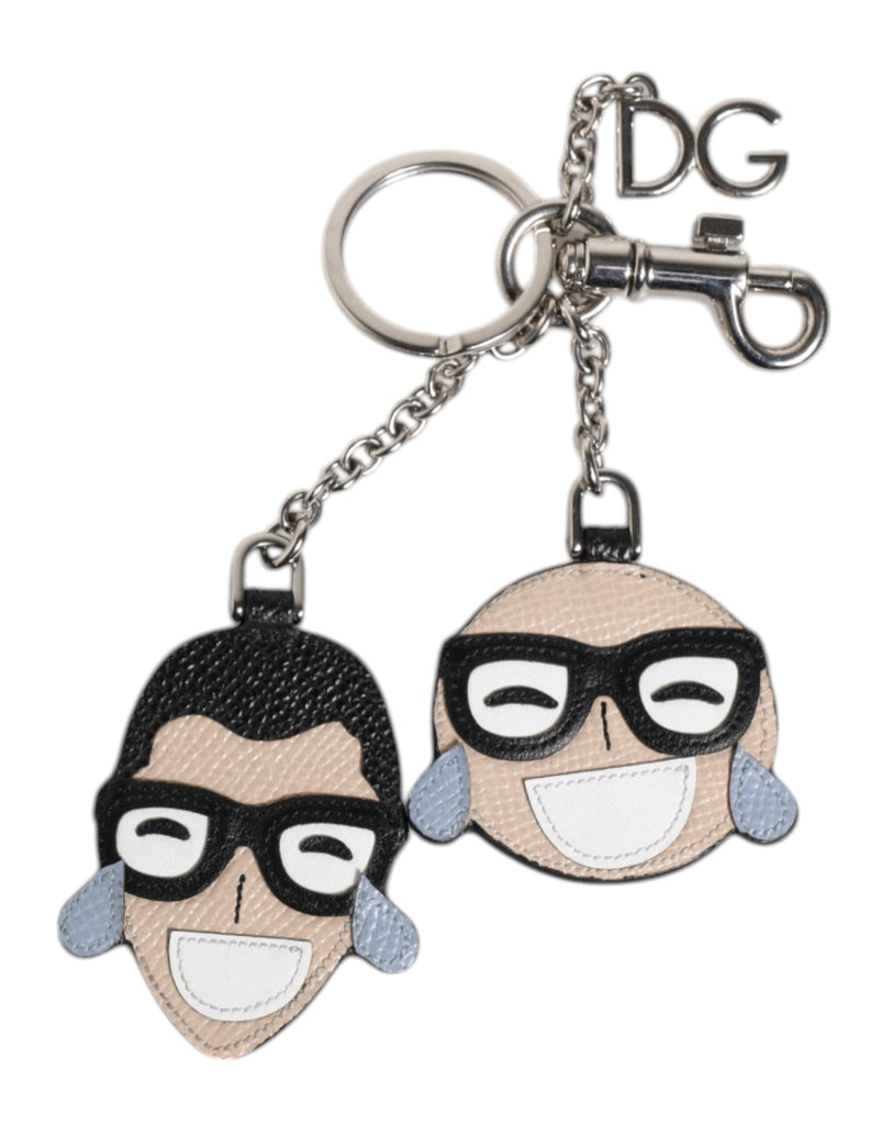 Dolce & Gabbana Multicolor #DGFAMILY Logo Badge Holder Keychain Keyring - Beyzy Store - Dolce & Gabbana