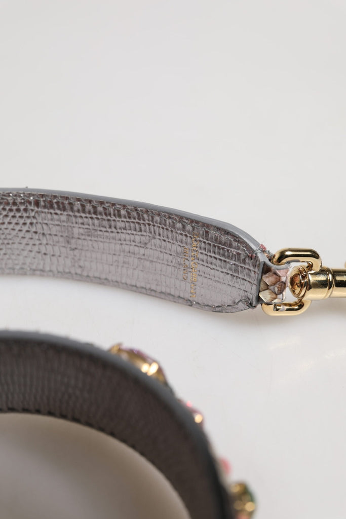 Dolce & Gabbana Multicolor Embellished Handbag Shoulder Strap - Beyzy Store - Dolce & Gabbana
