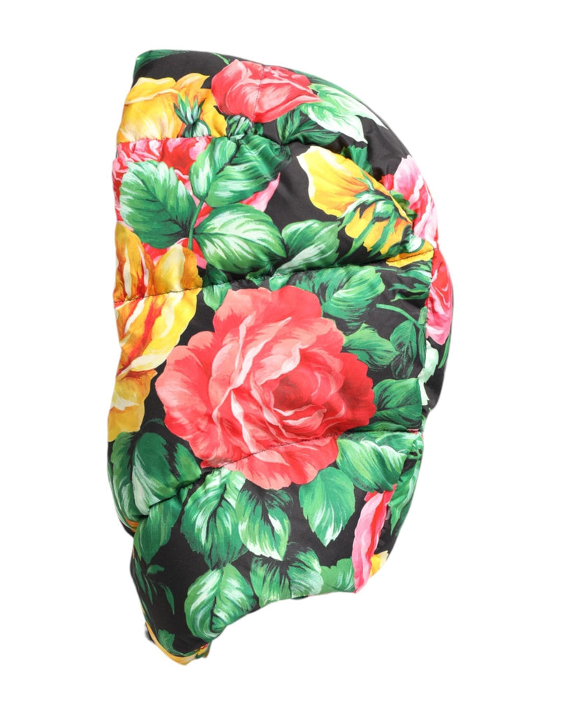 Dolce & Gabbana Multicolor Floral Print Whole Head Wrap Hat - Beyzy Store - Dolce & Gabbana