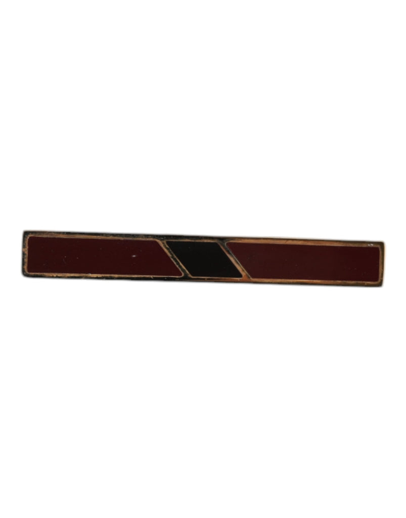 Dolce & Gabbana Multicolor Gold Tone Brass Tie Clip Bar - Beyzy Store - Dolce & Gabbana