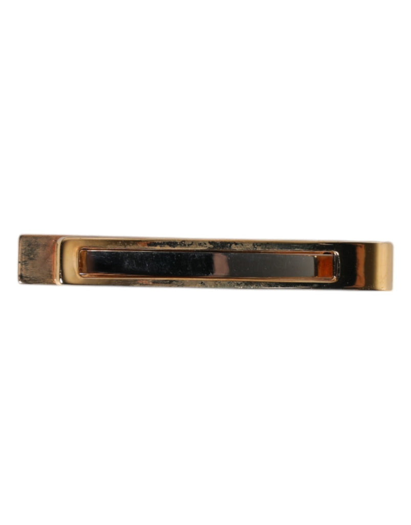 Dolce & Gabbana Multicolor Gold Tone Brass Tie Clip Bar - Beyzy Store - Dolce & Gabbana
