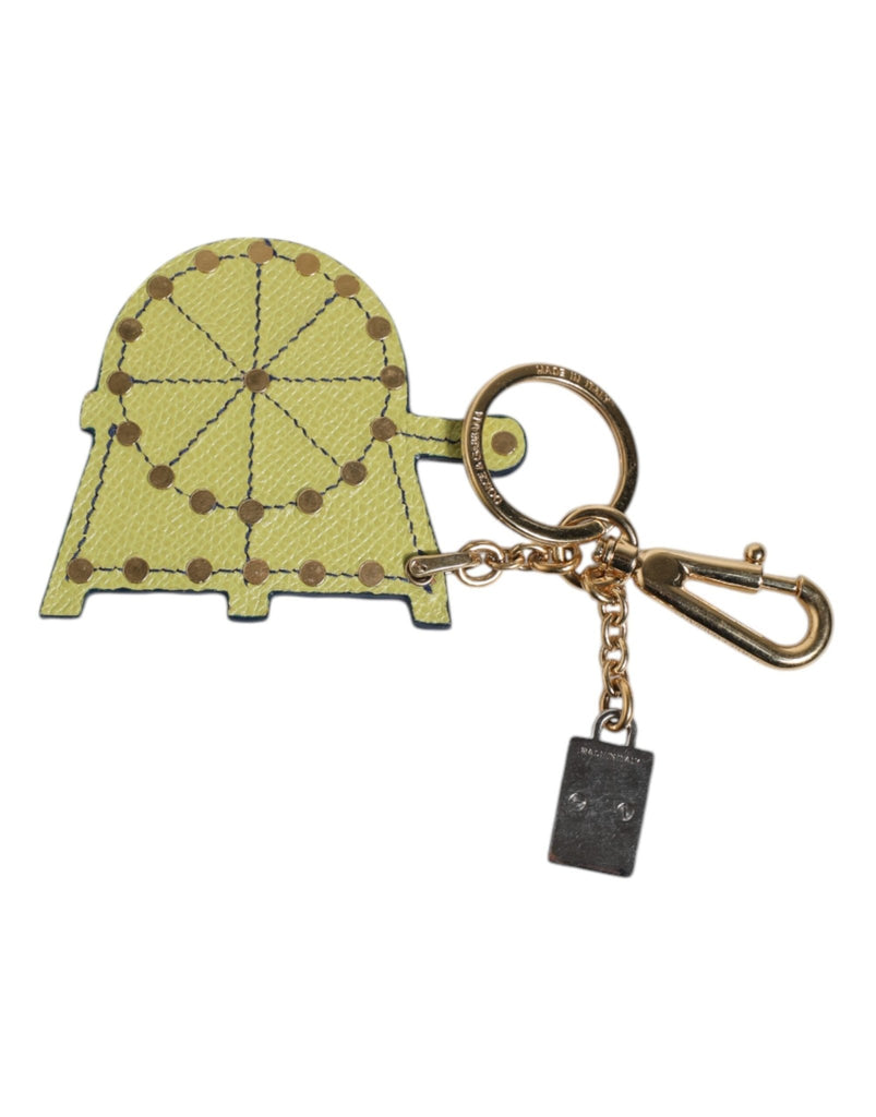 Dolce & Gabbana Multicolor Gold Tone Carretto Keychain Keyring - Beyzy Store - Dolce & Gabbana