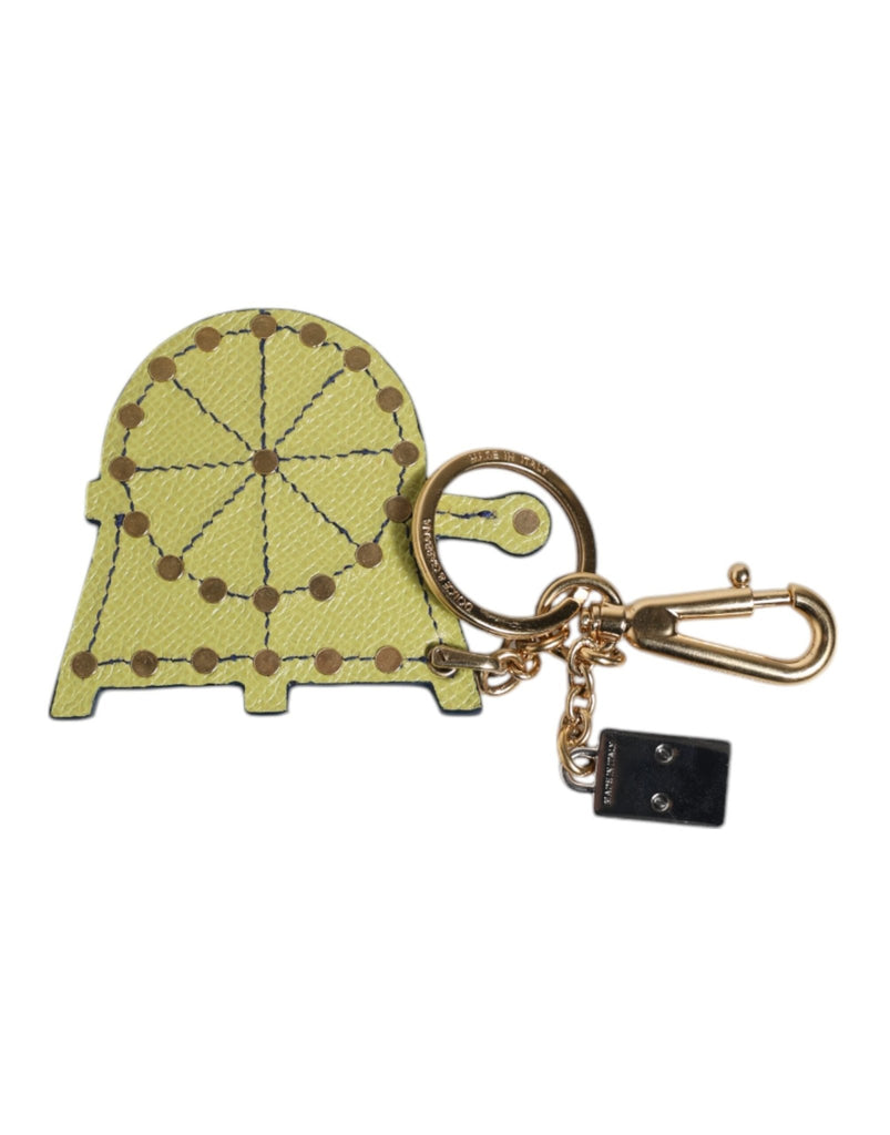 Dolce & Gabbana Multicolor Gold Tone Carretto Keychain Keyring - Beyzy Store - Dolce & Gabbana