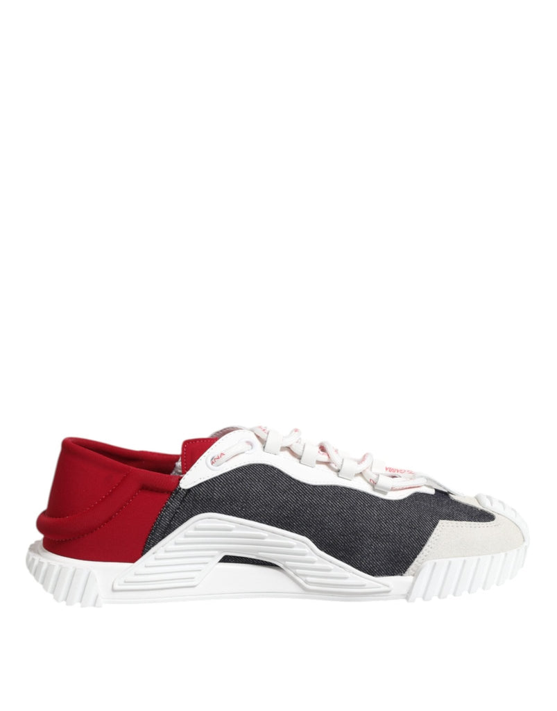 Dolce & Gabbana Multicolor Lace Up Low Top NS1 Sneaker Shoes - Beyzy Store - Dolce & Gabbana