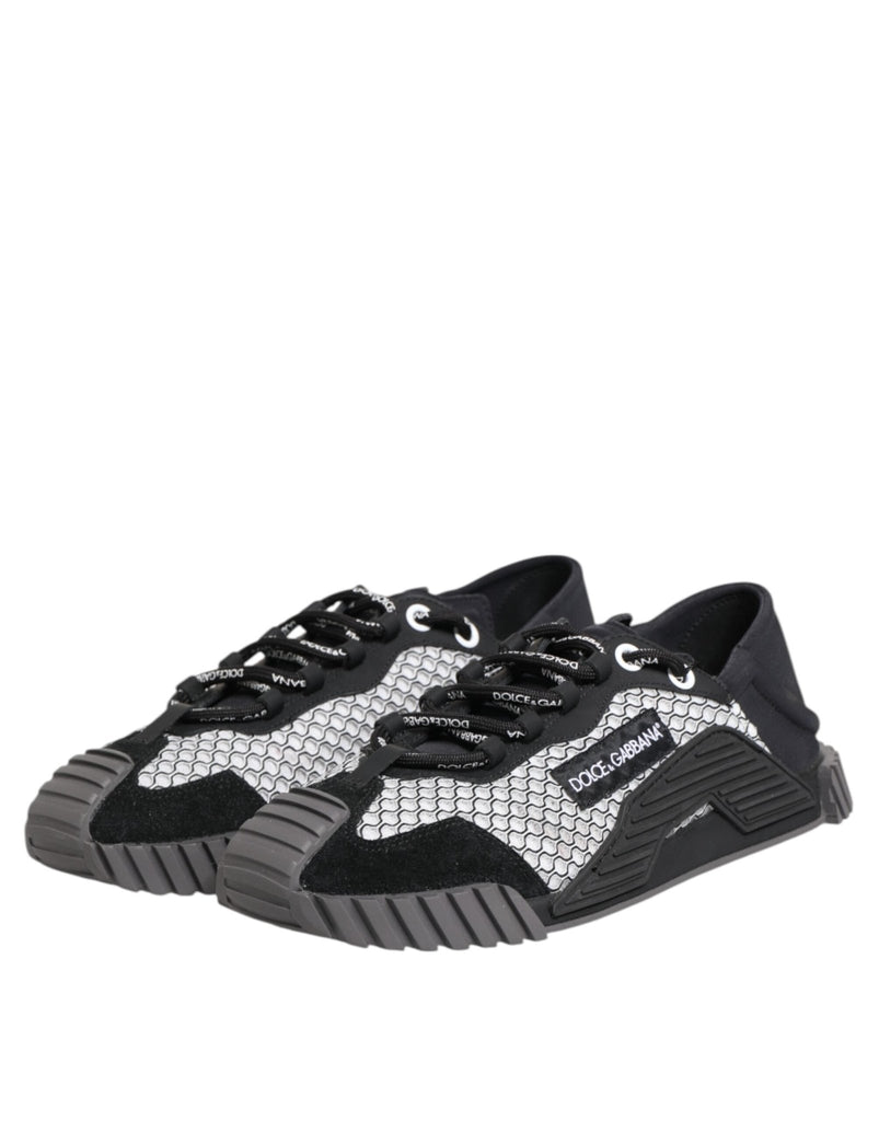 Dolce & Gabbana Multicolor Lace Up Low Top NS1 Sneakers Shoes - Beyzy Store - Dolce & Gabbana