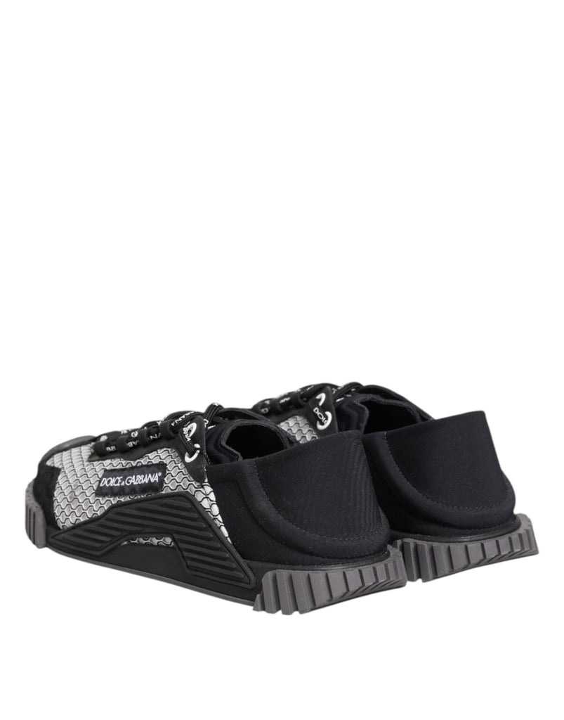 Dolce & Gabbana Multicolor Lace Up Low Top NS1 Sneakers Shoes - Beyzy Store - Dolce & Gabbana