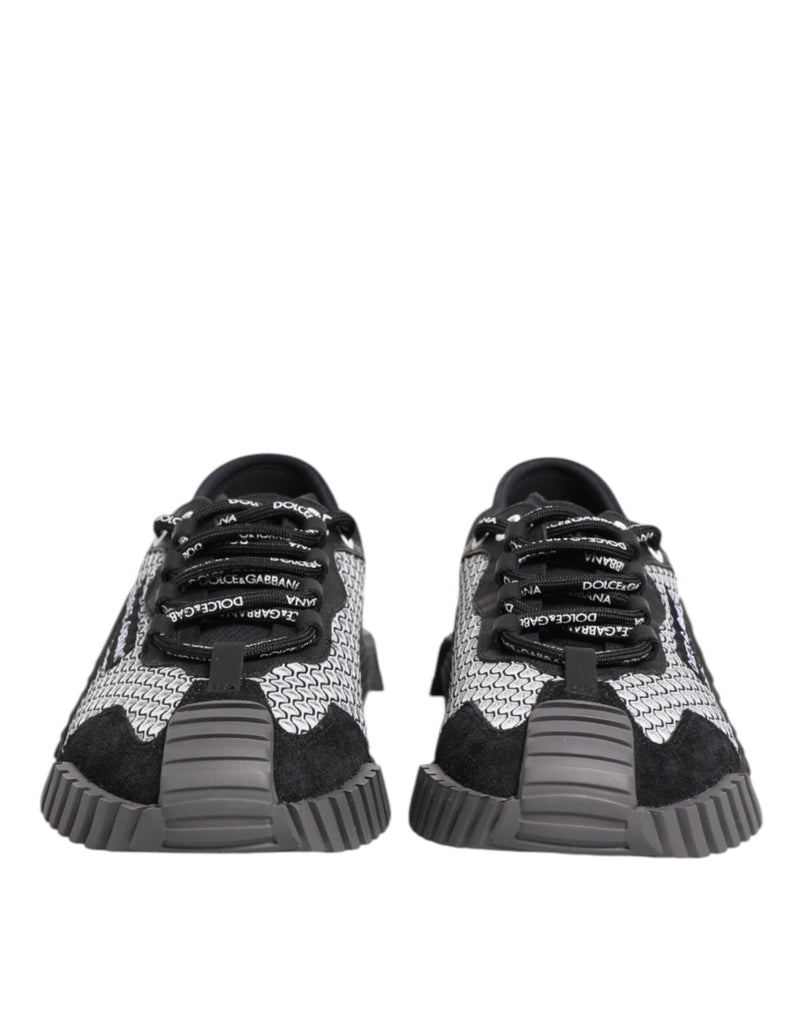 Dolce & Gabbana Multicolor Lace Up Low Top NS1 Sneakers Shoes - Beyzy Store - Dolce & Gabbana