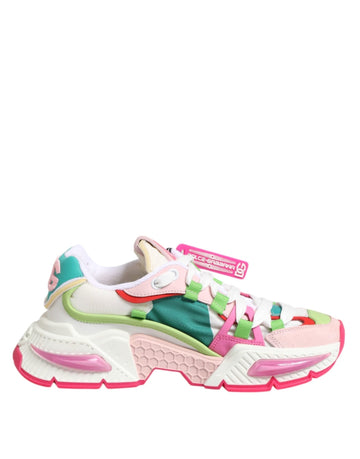 Dolce & Gabbana Multicolor Leather Airmaster Low Top Sneaker Shoes - Beyzy Store - Dolce & Gabbana