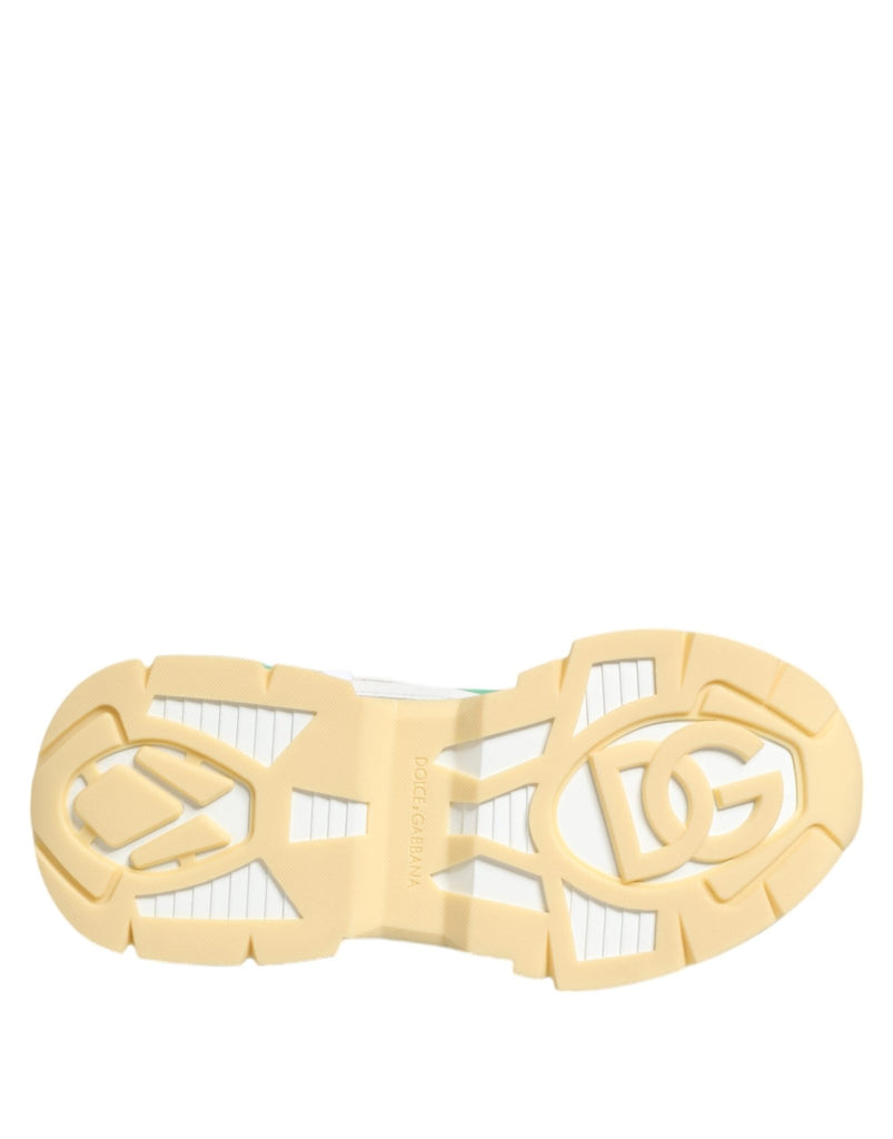 Dolce & Gabbana Multicolor Leather Airmaster Low Top Sneakers Shoes - Beyzy Store - Dolce & Gabbana