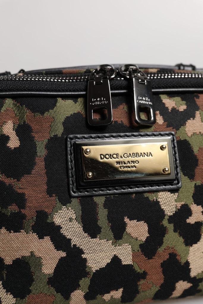 Dolce & Gabbana Multicolor Leopard DG Logo Belt Waist Fanny Pack Bag - Beyzy Store - Dolce & Gabbana