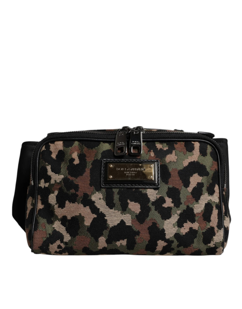 Dolce & Gabbana Multicolor Leopard DG Logo Belt Waist Fanny Pack Bag - Beyzy Store - Dolce & Gabbana