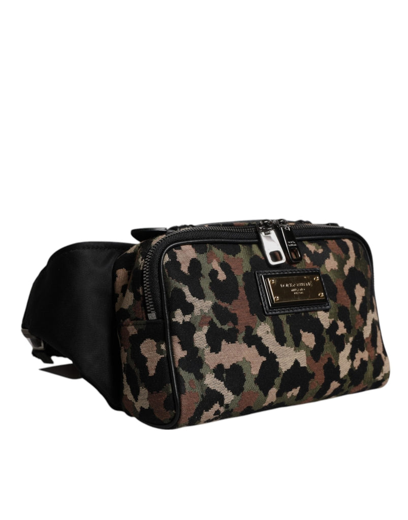 Dolce & Gabbana Multicolor Leopard DG Logo Belt Waist Fanny Pack Bag - Beyzy Store - Dolce & Gabbana