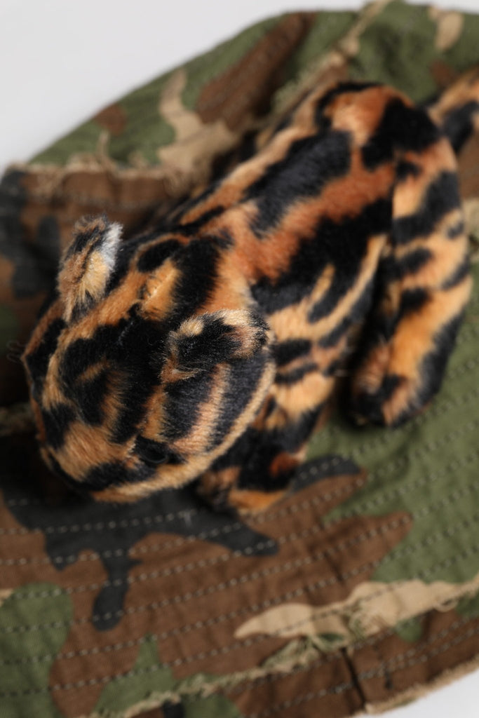 Dolce & Gabbana Multicolor Leopard Embellish Wide Brim Bucket Hat - Beyzy Store - Dolce & Gabbana