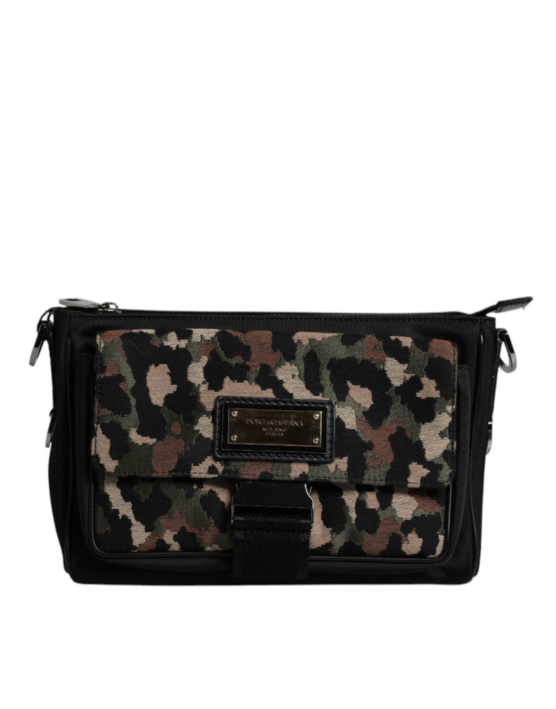 Dolce & Gabbana Multicolor Leopard Jacquard Crossbody Bag - Beyzy Store - Dolce & Gabbana