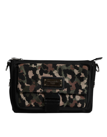 Dolce & Gabbana Multicolor Leopard Jacquard Crossbody Bag - Beyzy Store - Dolce & Gabbana
