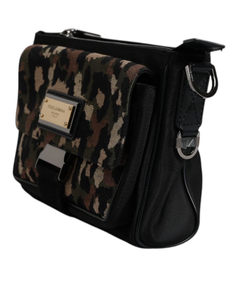 Dolce & Gabbana Multicolor Leopard Jacquard Crossbody Bag - Beyzy Store - Dolce & Gabbana