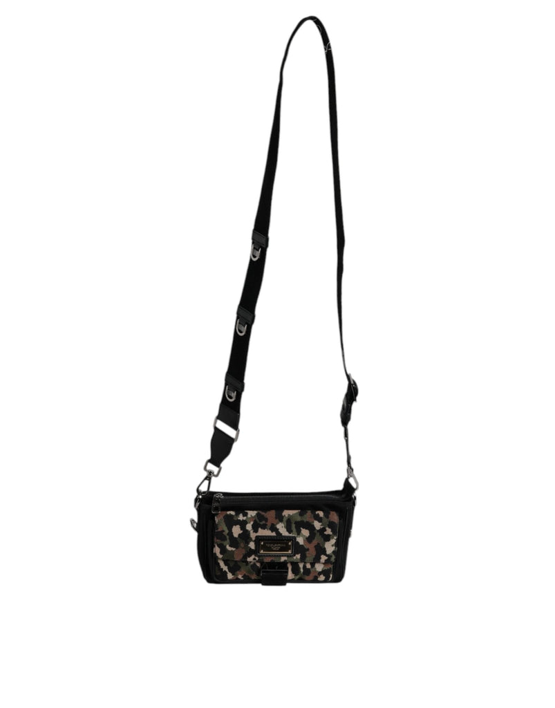 Dolce & Gabbana Multicolor Leopard Jacquard Crossbody Bag - Beyzy Store - Dolce & Gabbana
