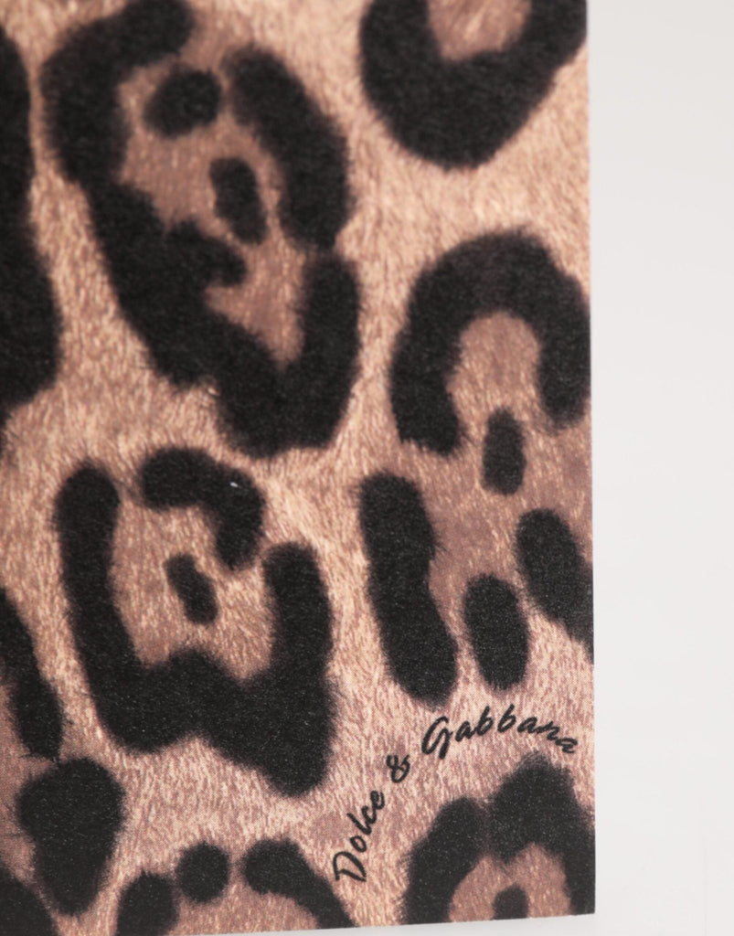 Dolce & Gabbana Multicolor Leopard Print Envelope Paper Post Card Holder - Beyzy Store - Dolce & Gabbana