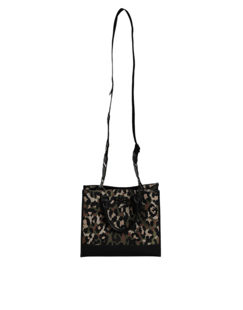 Dolce & Gabbana Multicolor Leopard Shopping Tote Shoulder Bag - Beyzy Store - Dolce & Gabbana