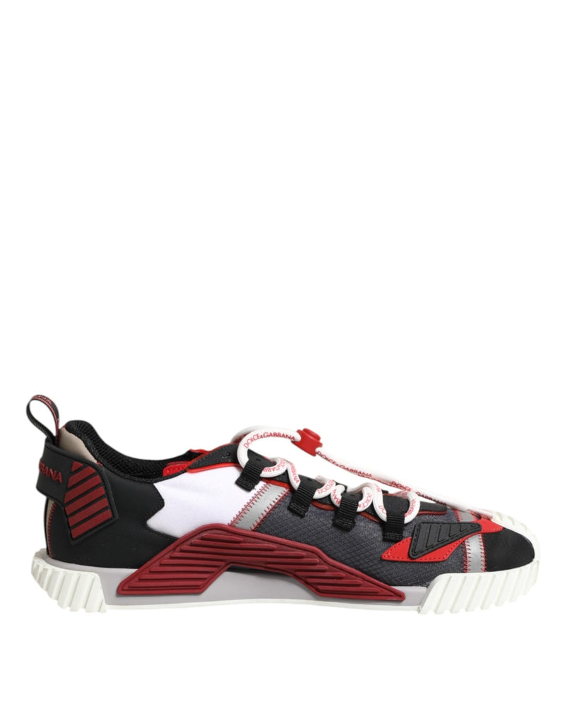 Dolce & Gabbana Multicolor Logo Low Top NS1 Sneakers Shoes - Beyzy Store - Dolce & Gabbana