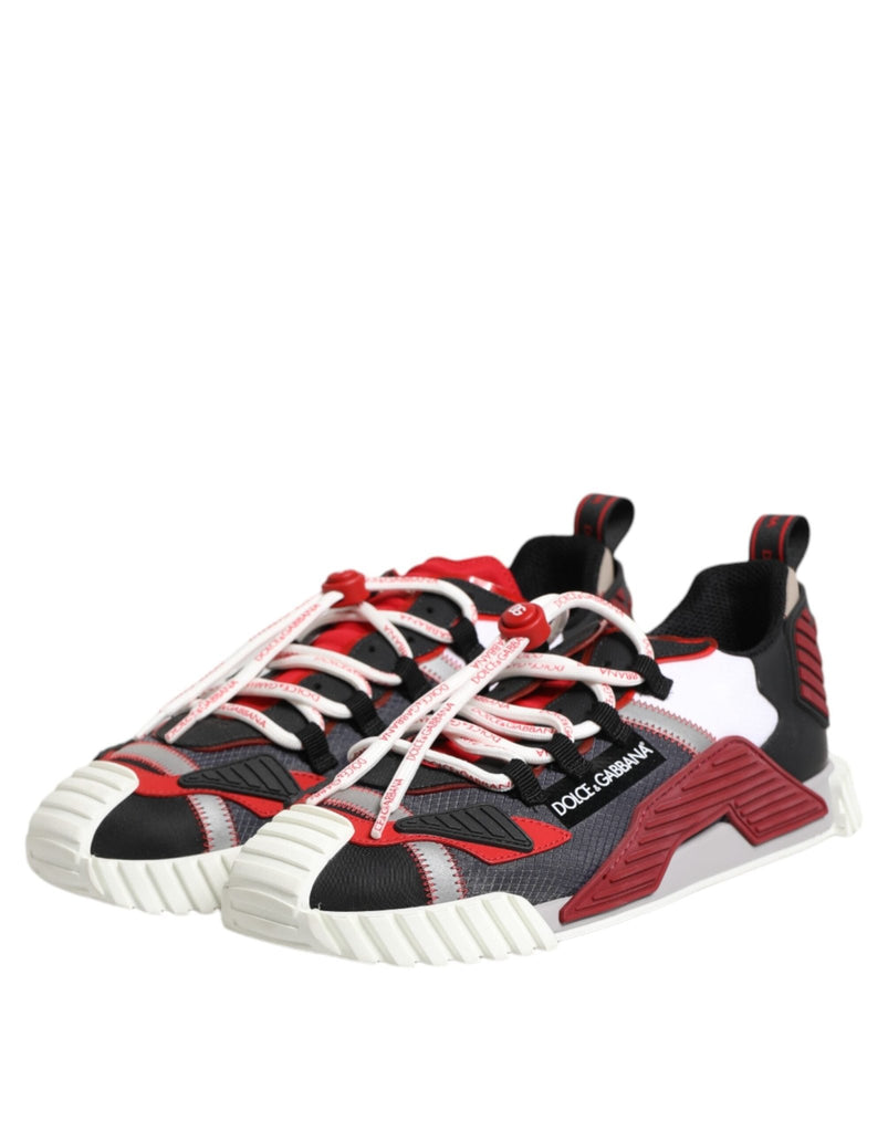 Dolce & Gabbana Multicolor Logo Low Top NS1 Sneakers Shoes - Beyzy Store - Dolce & Gabbana