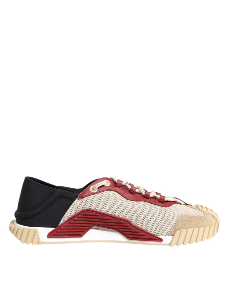 Dolce & Gabbana Multicolor Low Top NS1 Men Sneakers Shoes - Beyzy Store - Dolce & Gabbana