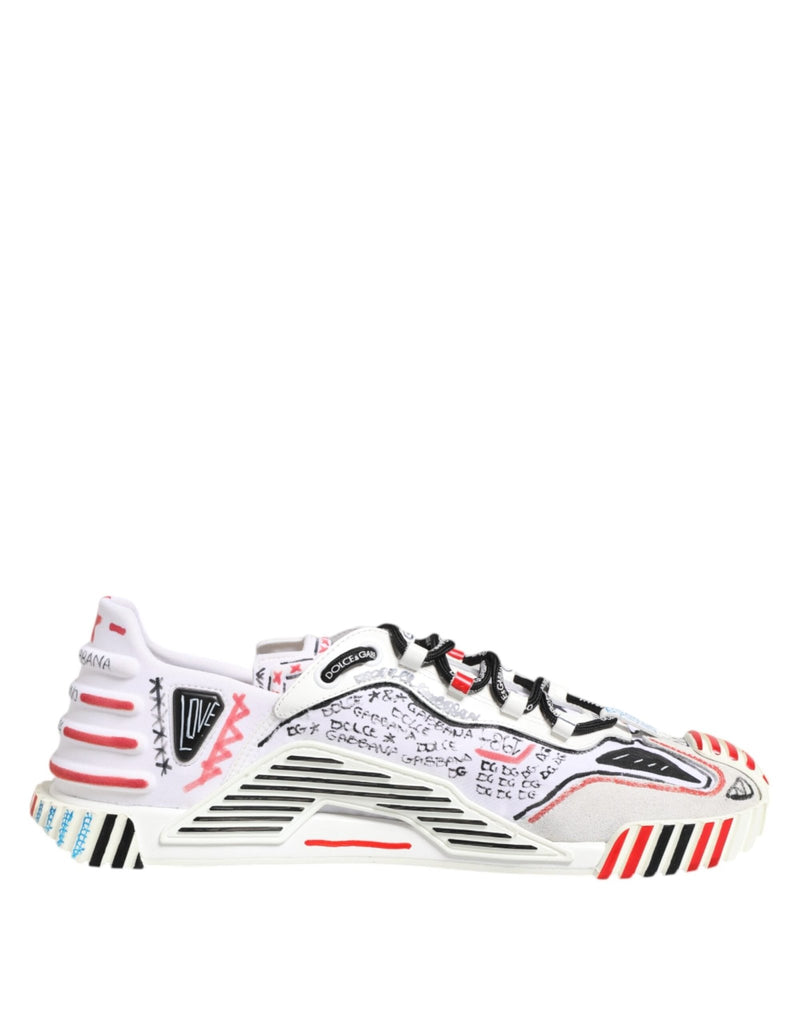 Dolce & Gabbana Multicolor Low Top NS1 Men Sneakers Shoes - Beyzy Store - Dolce & Gabbana