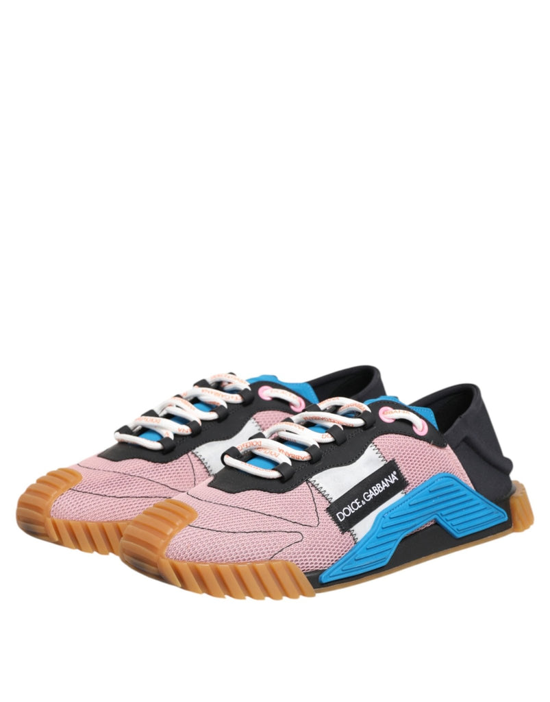 Dolce & Gabbana Multicolor Low Top NS1 Men Sneakers Shoes - Beyzy Store - Dolce & Gabbana