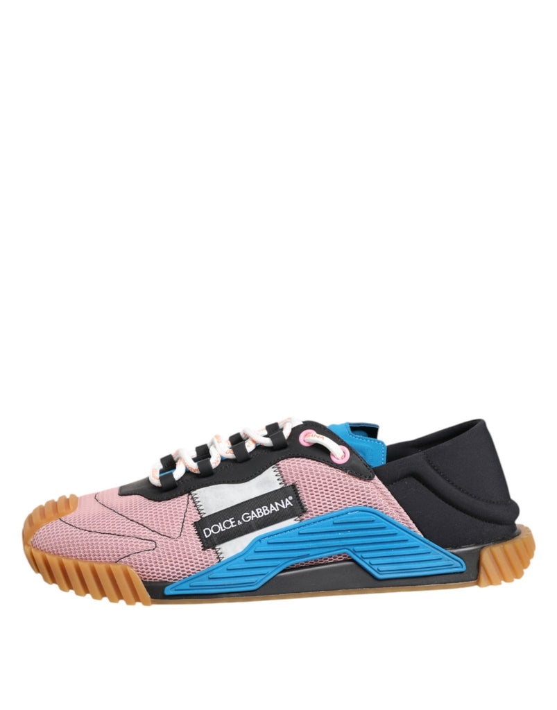 Dolce & Gabbana Multicolor Low Top NS1 Men Sneakers Shoes - Beyzy Store - Dolce & Gabbana