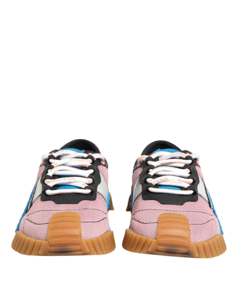 Dolce & Gabbana Multicolor Low Top NS1 Men Sneakers Shoes - Beyzy Store - Dolce & Gabbana